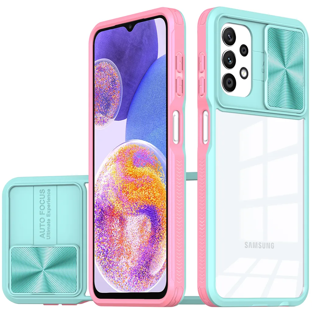 Custodia Samsung Galaxy A13 - Cover Robusta per Ragazzi Azzurro