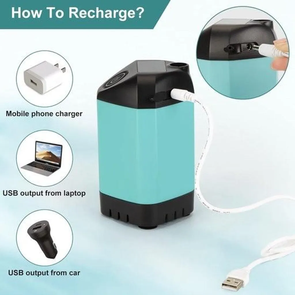 Douche mobile d'extérieur rechargeable USB pour camping et randonnée - 5