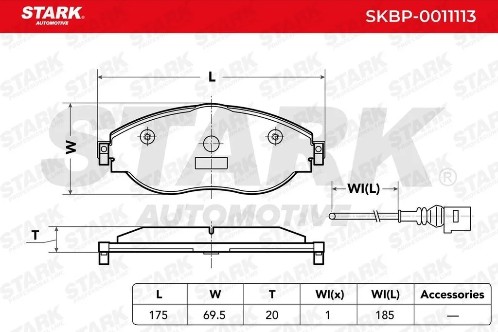 Plaquettes de frein avant pour VW Golf 8 et Seat Leon Kl pour entretien