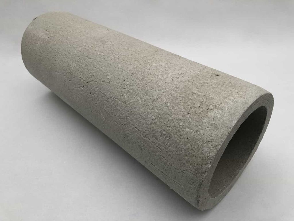 Mineralfaser-Anschluss-Rohr rund für Hausschornsteine | 120 mm