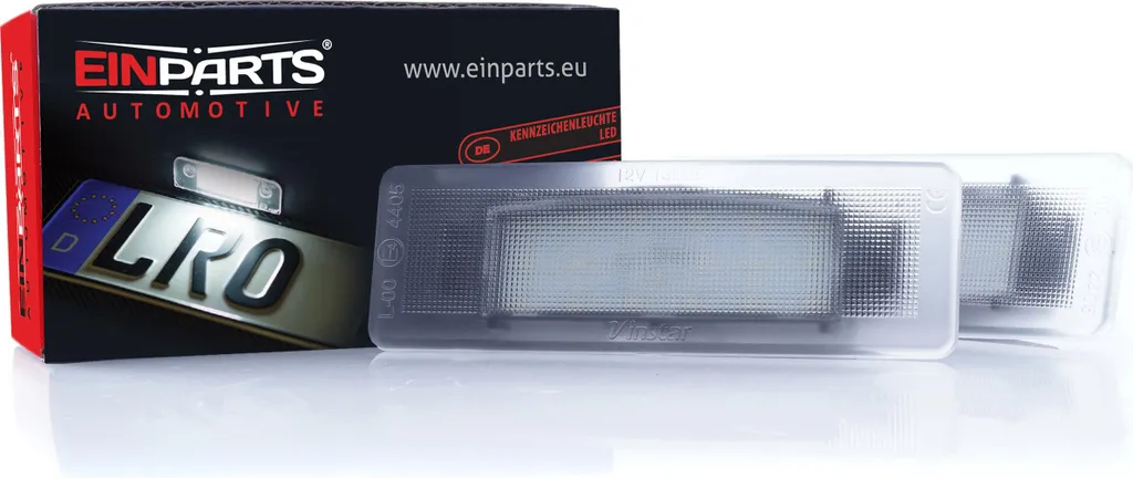 Éclairage Plaque LED 6000K Blanc pour Kia Ceed Forte Rio III et Optima