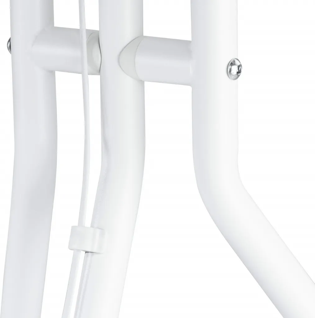 Support de sol TV blanc : la solution stable pour écran sans meuble TV