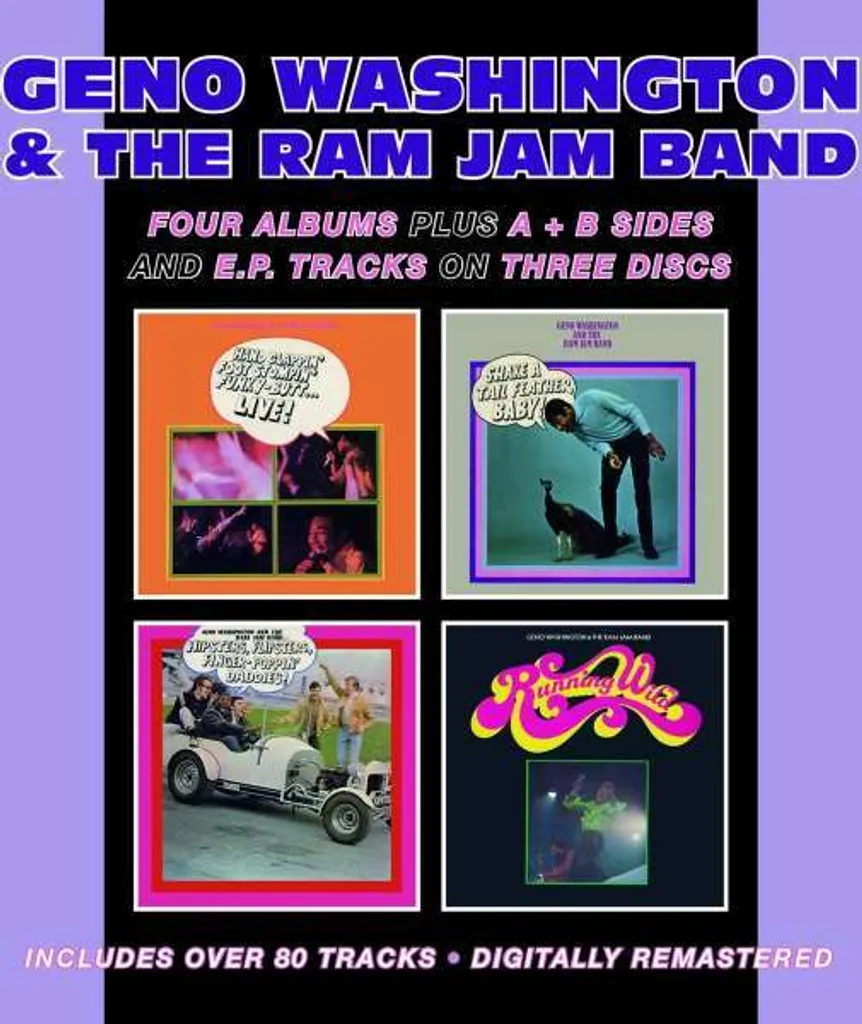CD Geno Washington Ram Jam Band Hand Clappin' Foot Stompin' Funky
