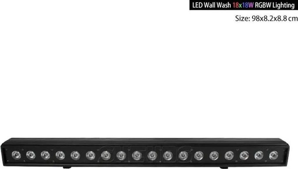 Éclairage d'ambiance LED pour mariage et soirée, lèche-mur RGBWA+UV