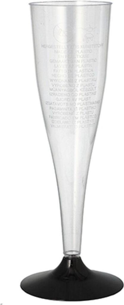 5 Stiel-Gläser für Sekt, PS 0,1 l Ø 5 cm · 17,5 cm glasklar Produktbild 