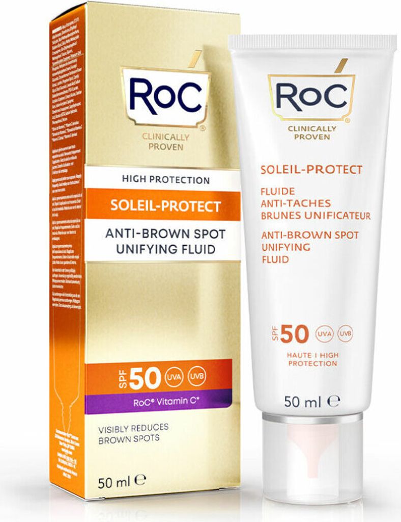 ROC Soleil-Protect Anti-Brown Spot Unifying Fluid SPF50+ Produktbild 