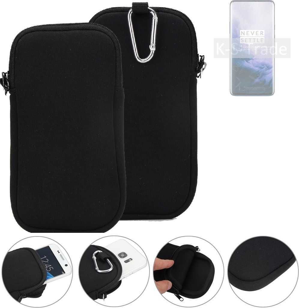 K-S-Trade Neopren-Hülle Handyhülle kompatibel mit OnePlus 7 Pro 5G Schutzhülle Neoprenhülle Sleeve Schutz-Hülle Gürtel Tasche Case Holster