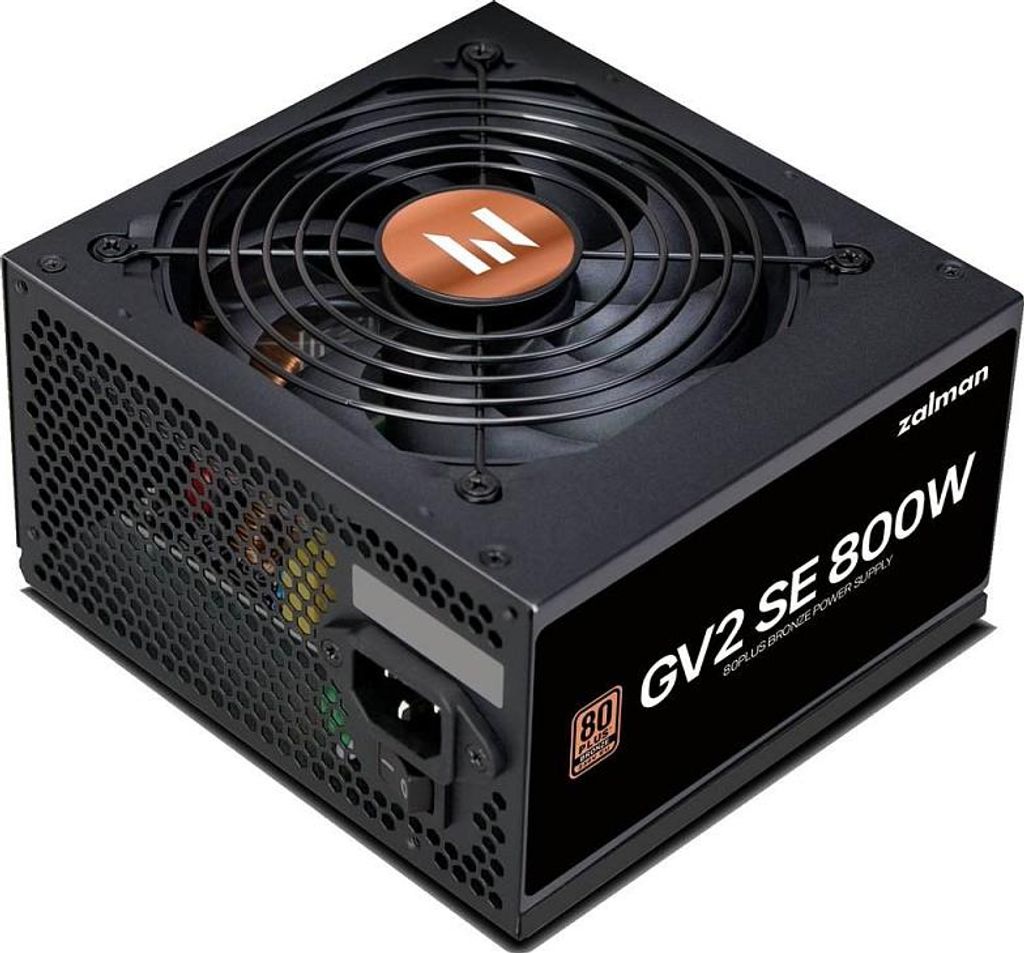 Zalman Netzteil ZM800-GV2SE 800W/ ATX / aktive PFC / 120mm Lüfter / 80PLUS