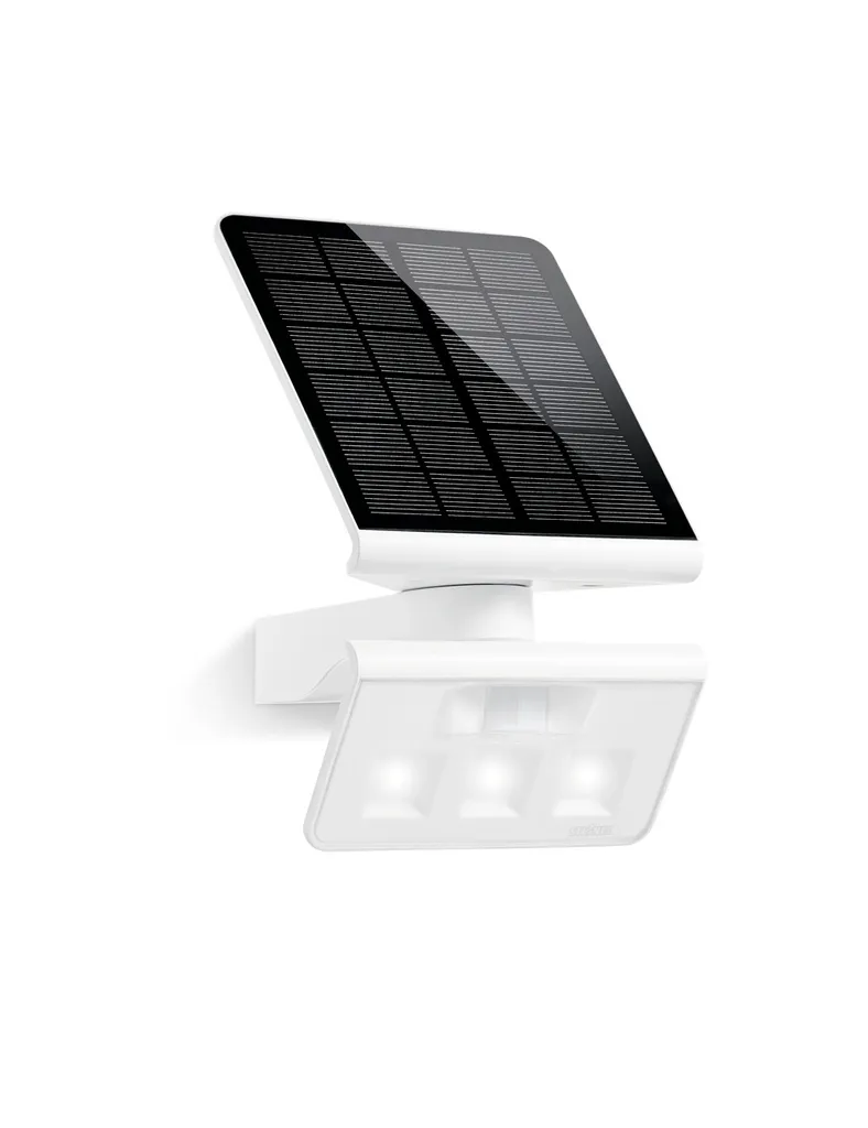 Steinel XSolar L-S Blanc : Lampe Solaire LED Extérieure avec Détecteur