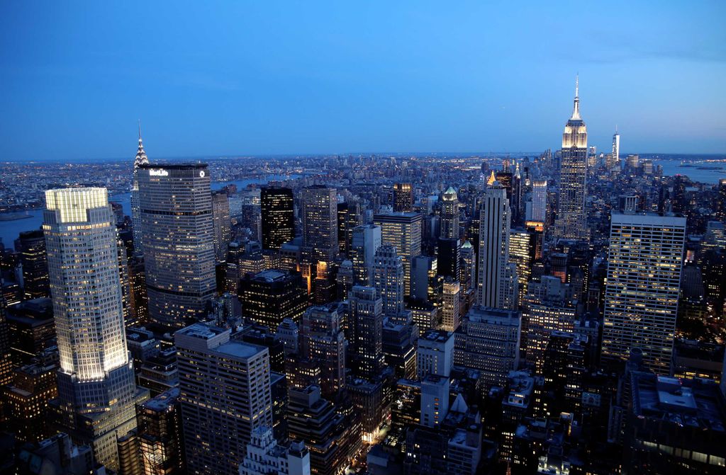 hansepuzzle 35787 - Skyline Puzzle, 500 Teile, Gebäude, 46,0 x 30,0cm mit hochwertiger Aufbewahrung, Kartonbox und wiederverschließbarem Beutel