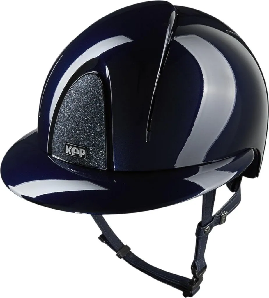 Casque d'équitation KEP Smart Nova Star Blue L - Protection et Style Polo