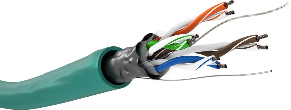 Goobay 93487 CAT 5e Cavo Patch di Rete SF/UTP, Bianco, 50m