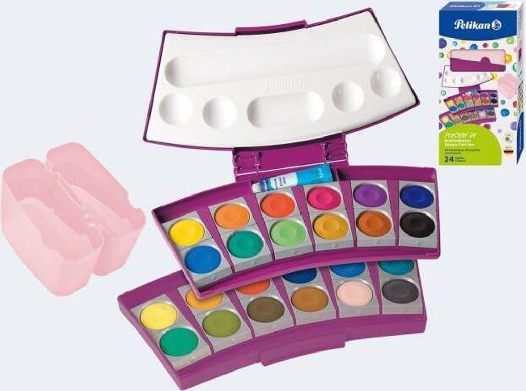 Pelikan Deckfarbk. ProColor 735PC/24 Beere/Rosa 24 Farben Produktbild 3