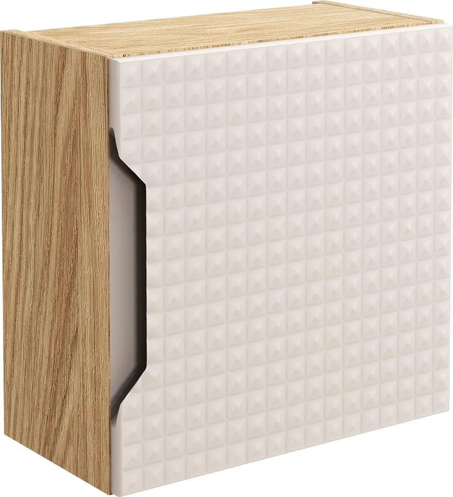 Meuble Salle de Bain Anti-Humidité 35 cm - Finir le Désordre Chêne Beige