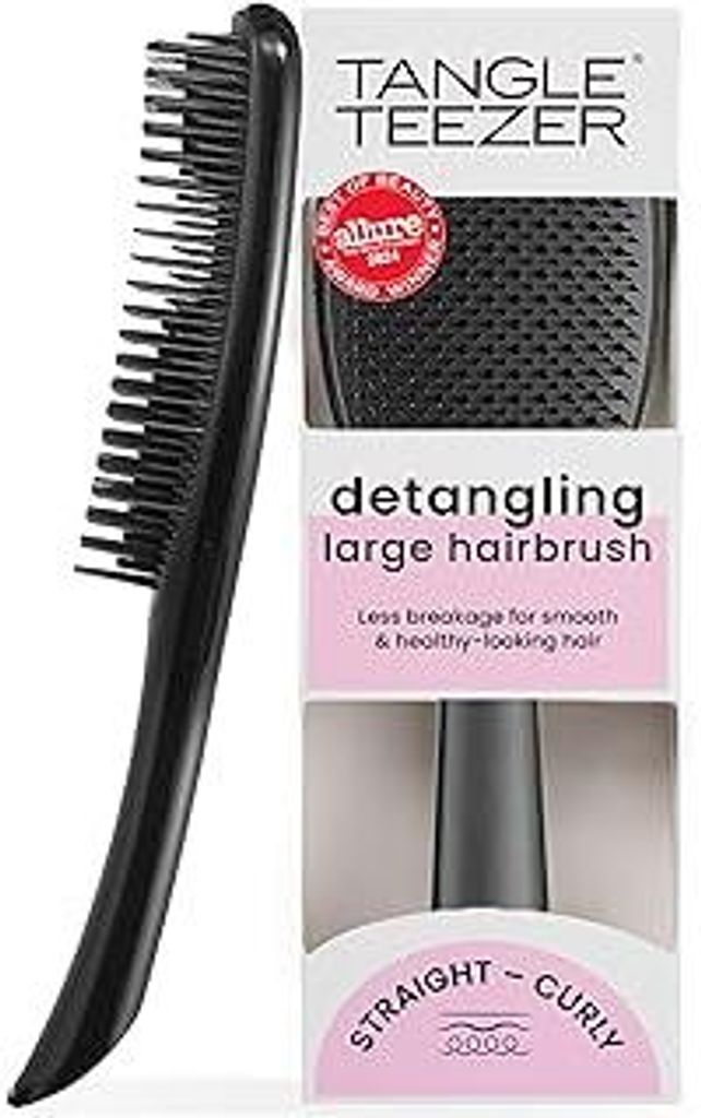 Tangle Teezer Große Ultimate Detangler Haarbürste – Nasses & Trockenes Haar – Entwirrungsbürste für Dickes, Lockiges & Langes Haar – Zwei...