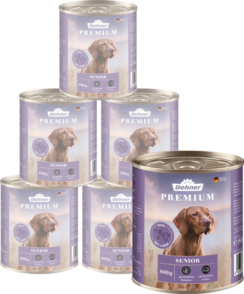 Dehner Premium Hundefutter, Nassfutter getreidefrei, für Produktbild 