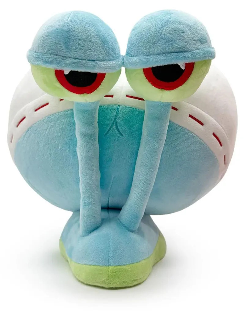 Gary Bob l'Éponge Peluche 22 cm - Finition Brodée et Texture Moelleuse