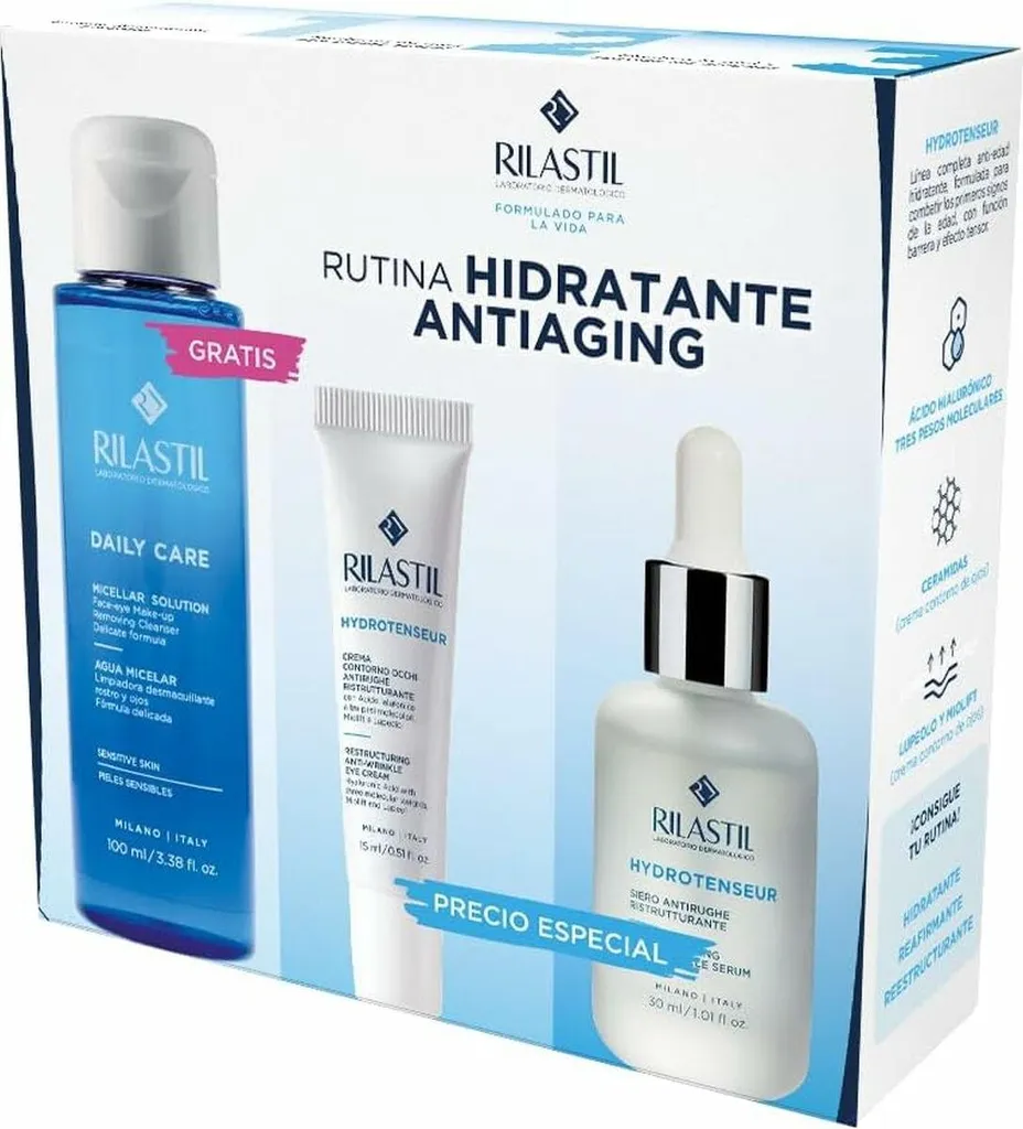 Rilastil Hydrotenseur Siero Idratante Anti-Età Pack Completo