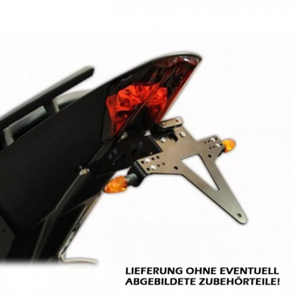 Support Plaque Immatriculation Moto pour KTM 690 Duke et SM R Adaptable