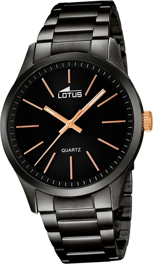 Lotus Stahl Herren Uhr L18162/2 Armbanduhr schwarz Elegant Minimalist D2UL18162/2