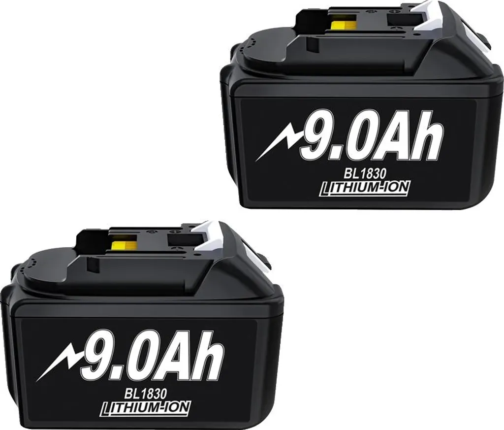 Batterie 18V 9.0Ah haute capacité compatible pour outillage électroportatif