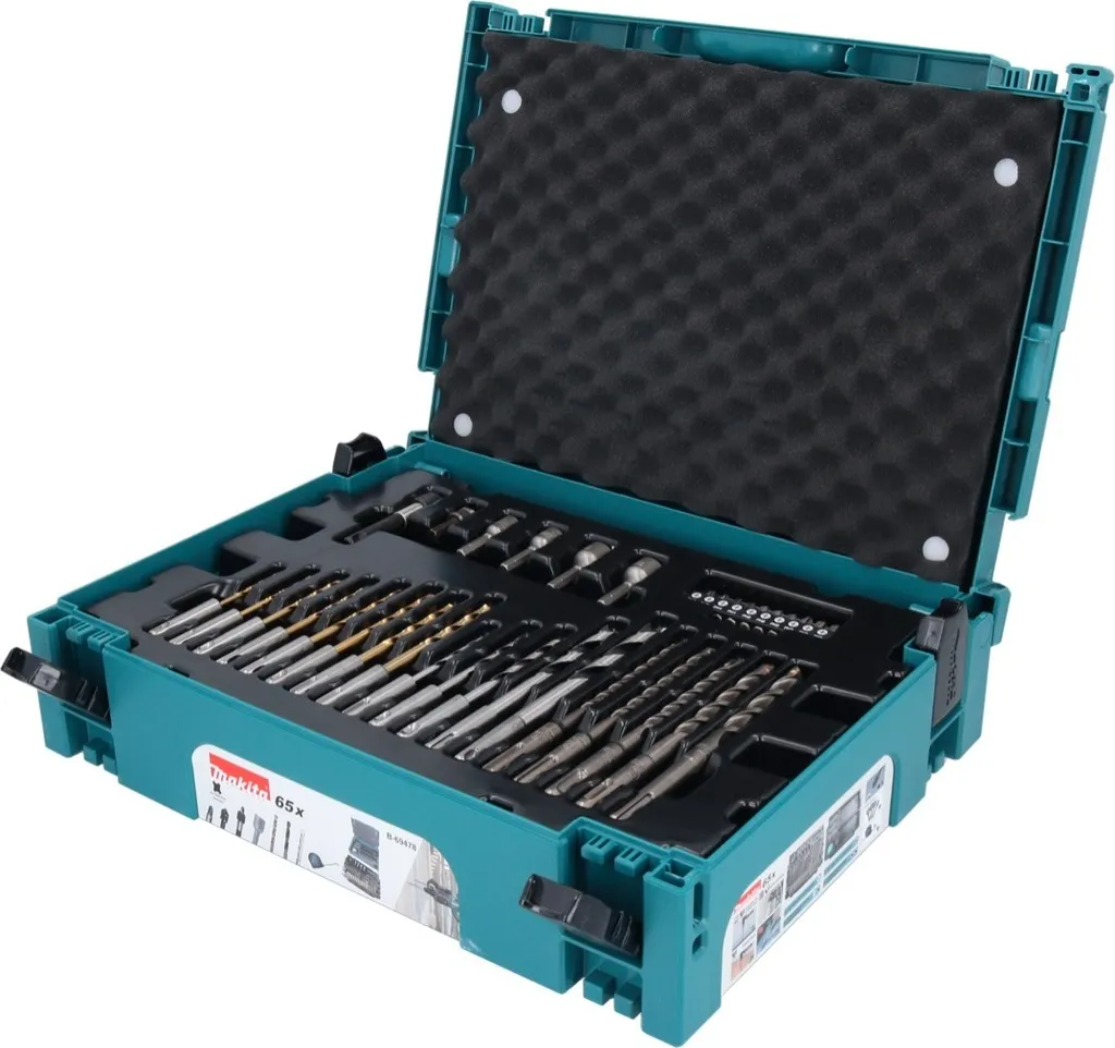 Coffret de 65 forets et embouts SDS-Plus Makita Makpac B-44884 - 10