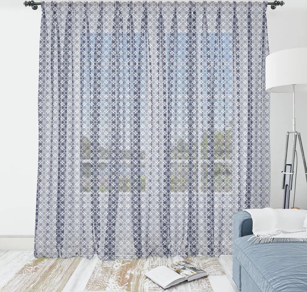 Arazzo ABAKUHAUS Talavera Spagnolo Blu Notte 135x274cm | Arredo Parete
