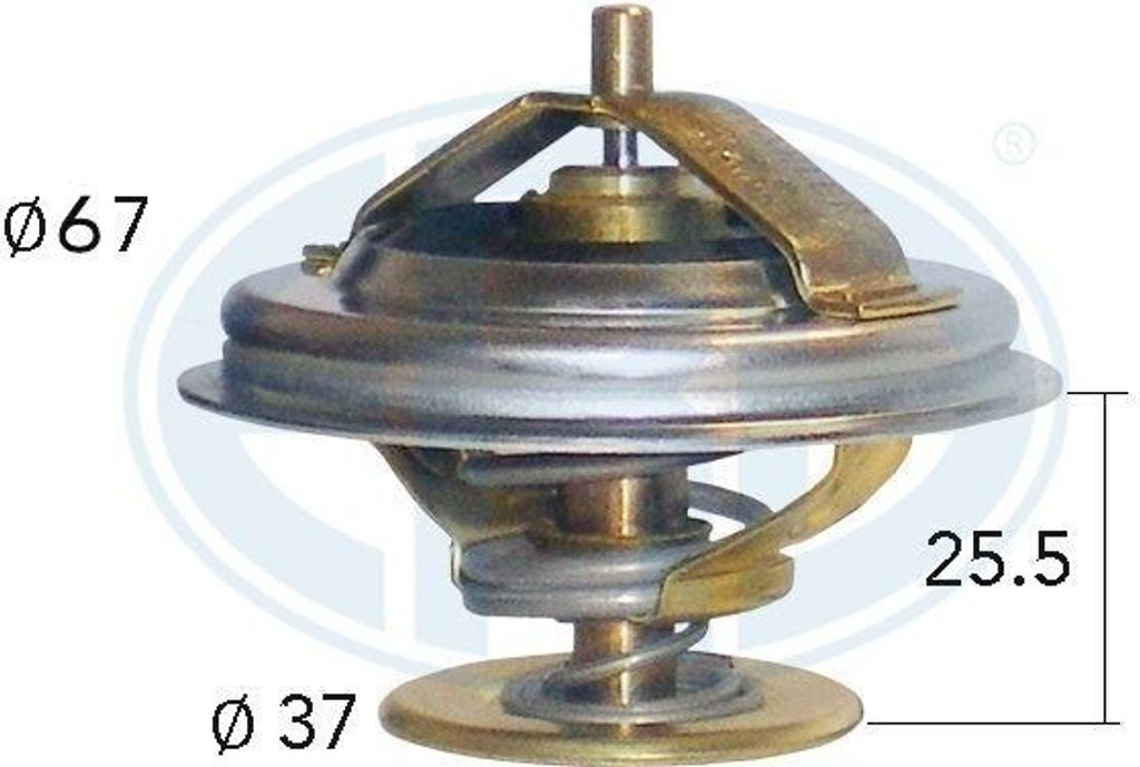 ERA Thermostat Kühlmittel 87°C für VW Transporter IV Bus (70B, 70C, 7DB, 7DK, 70J, 70K, 7DC, 7DJ) PASSAT Variant (3B6) Transporter IV Kastenwagen