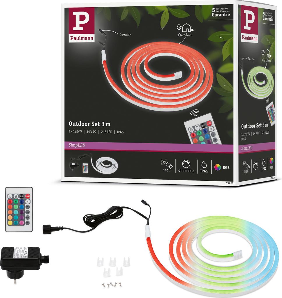Paulmann SimpLED LED Strip Outdoor Komplettset