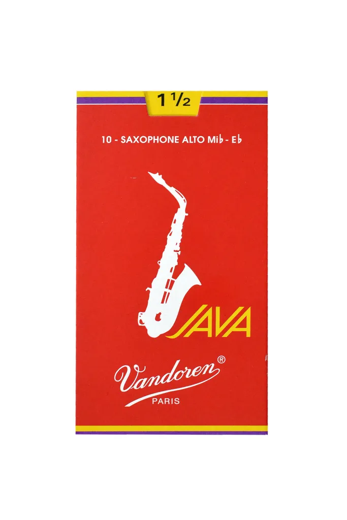 Vandoren JAVA Red 1,5 Saxophone Alto : souplesse et réponse rapide