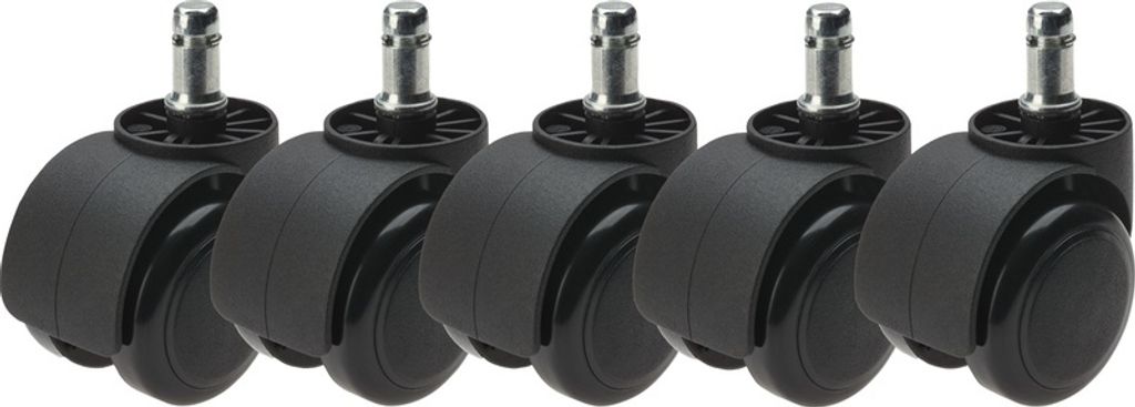 Efalock Emotion Rolle gebremst für Rollhocker 5 Stück