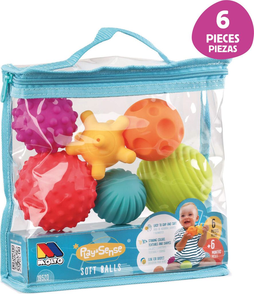 Sac de balles sensorielles 6 pcs Molto MOLTO Image du produit 