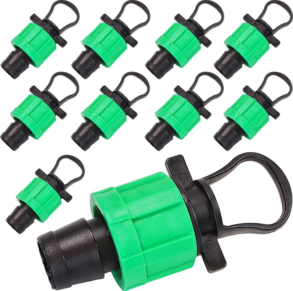 Endstopfen Endstück Verbindung 16mm für Tropfschlauch zur Bewässerung 10stk