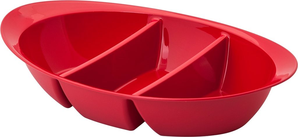 Schale Knabbersachen Süssigkeiten Kekse Obst Nüsse Snackbox Snackschale Rot