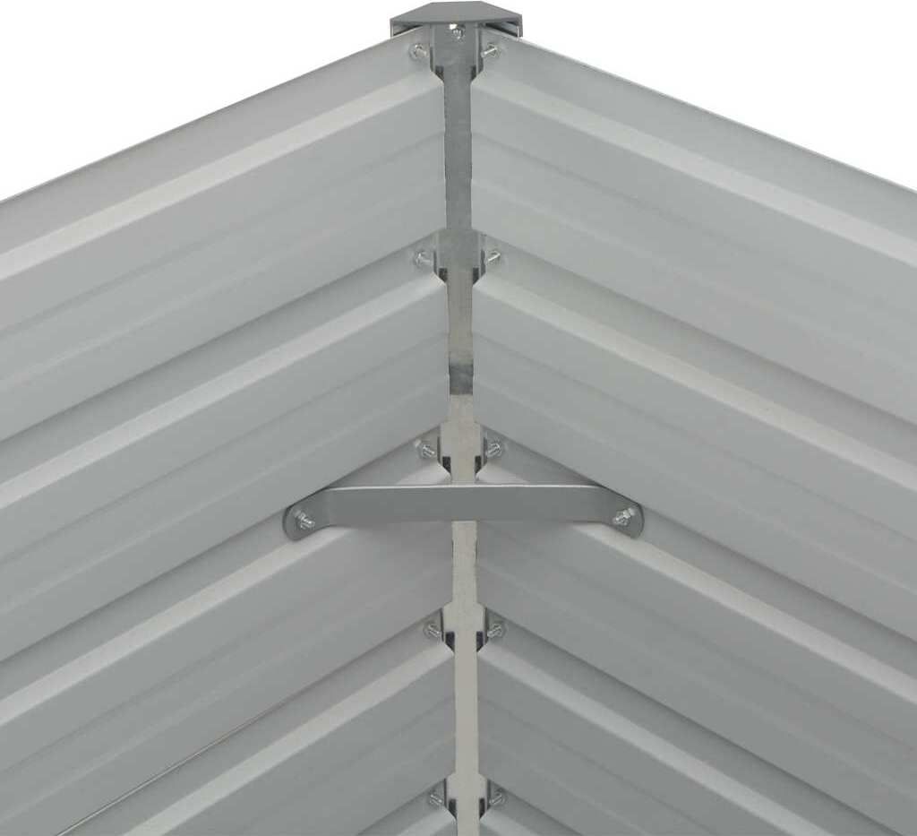 vidaXL Hochbeet Braun 160 x 80 x 77 cm Verzinkter Stahl Produktbild 7