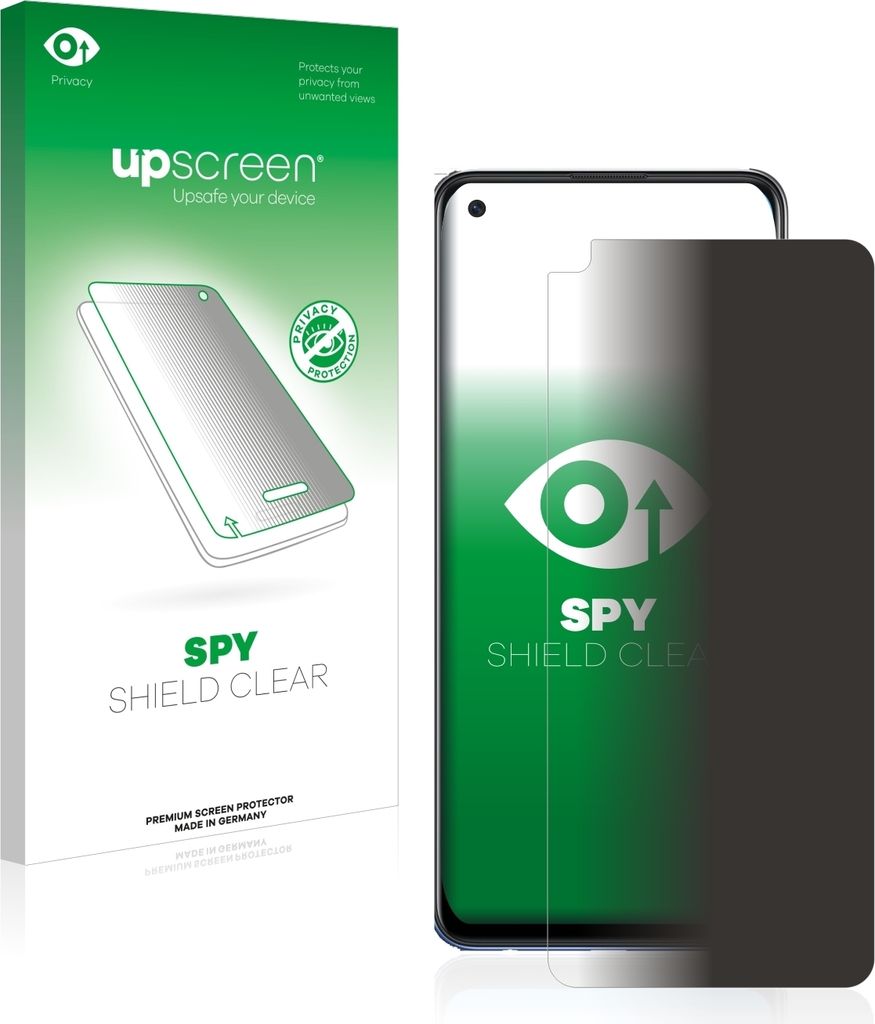 Für Oppo A74 Sichtschutzfolie Schutzfolie upscreen Anti-Spy Privacy Sichtschutz Blickschutz Display Schutz Folie Blaulichtfilter