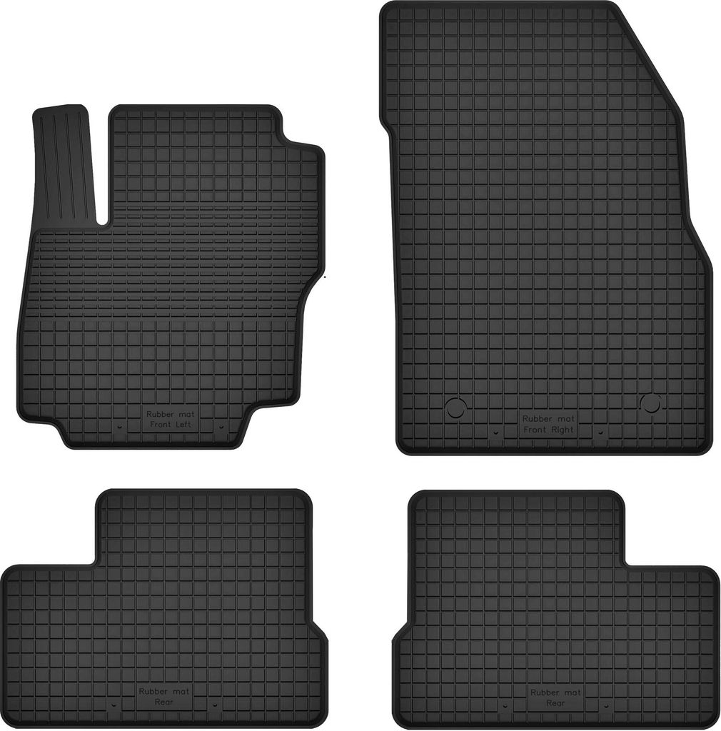 Gummi-Automatten, 4er-Set, universell für: Nissan Leaf II Schrägheck (2017-)