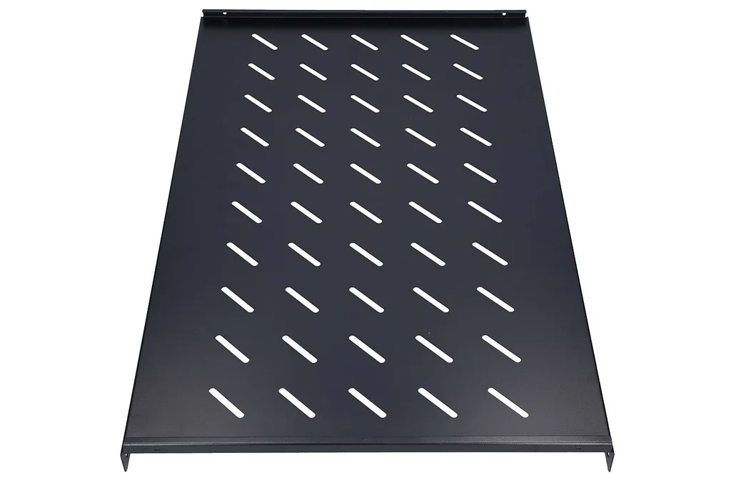 Extralink 1U 750mm Noir - Étagère 19 Pouces pour Armoire Rack 1000mm