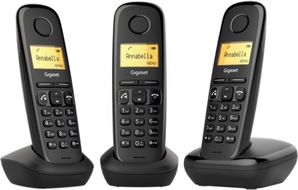 Gigaset A270 Trio Dect Telefoon Zwart Produktbild