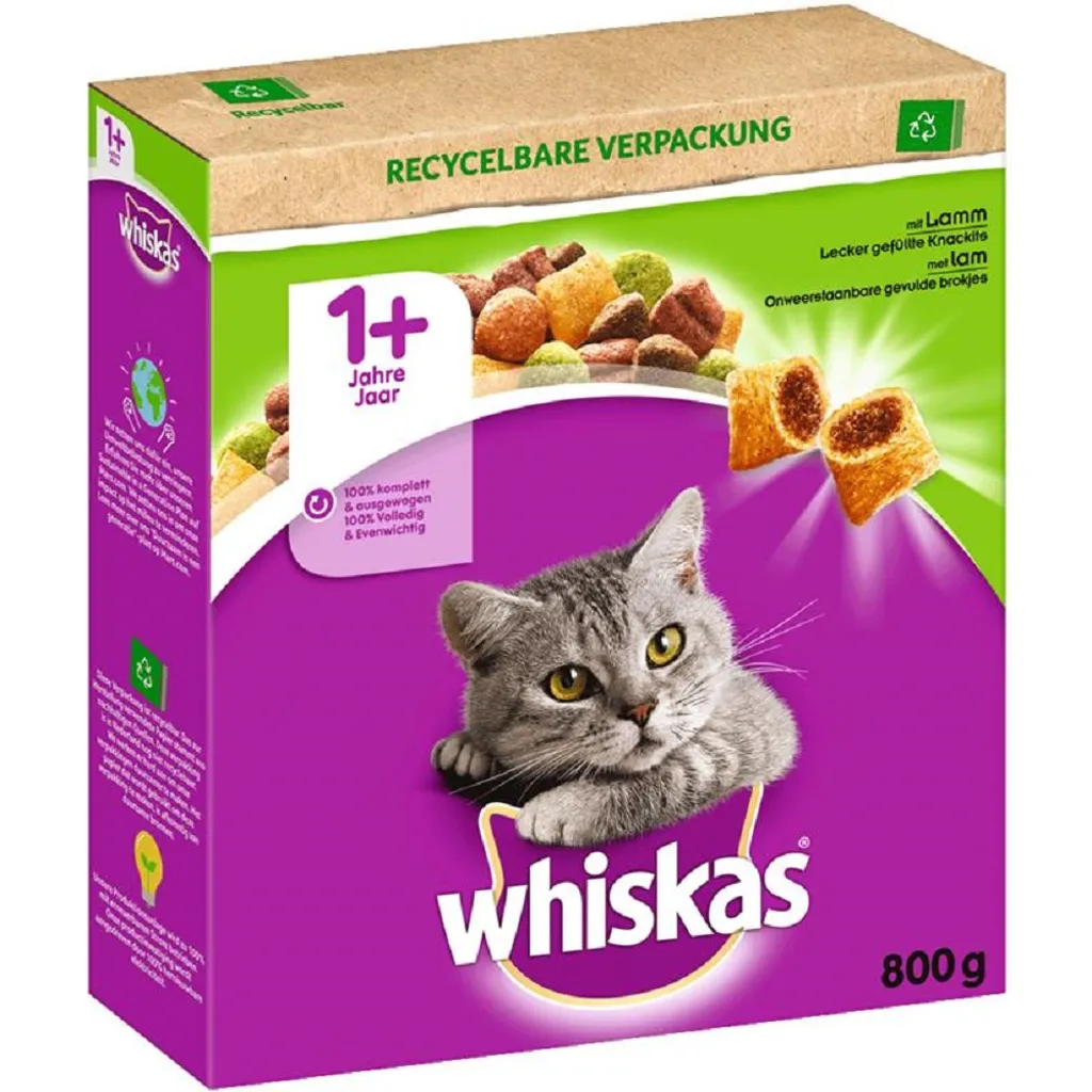Whiskas 800gx5 1+ Lamm - 9
