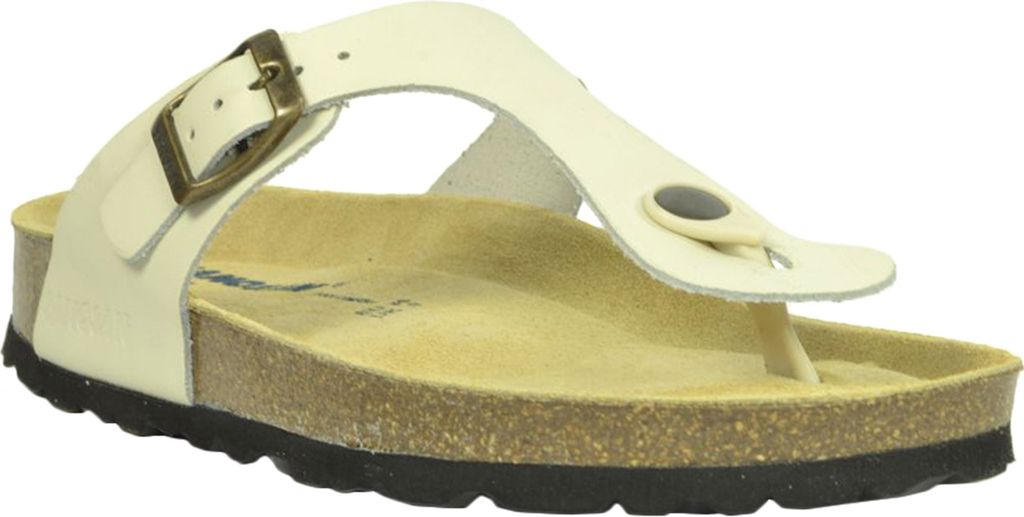 Sanosan - Damen Sandalen "Geneve", Designer, Leder BS2964 (40,5 EU) (Elfenbein)