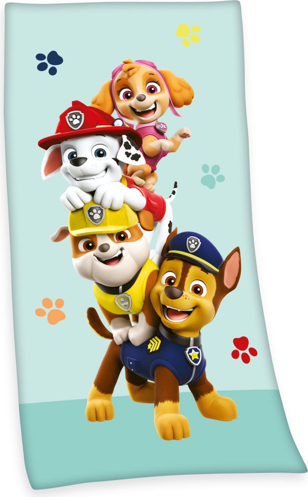 HERDING Paw Patrol, Mehrfarbig, Baumwolle, 320 g/m², Abbildung, Maschinenwäsche, 60 °C