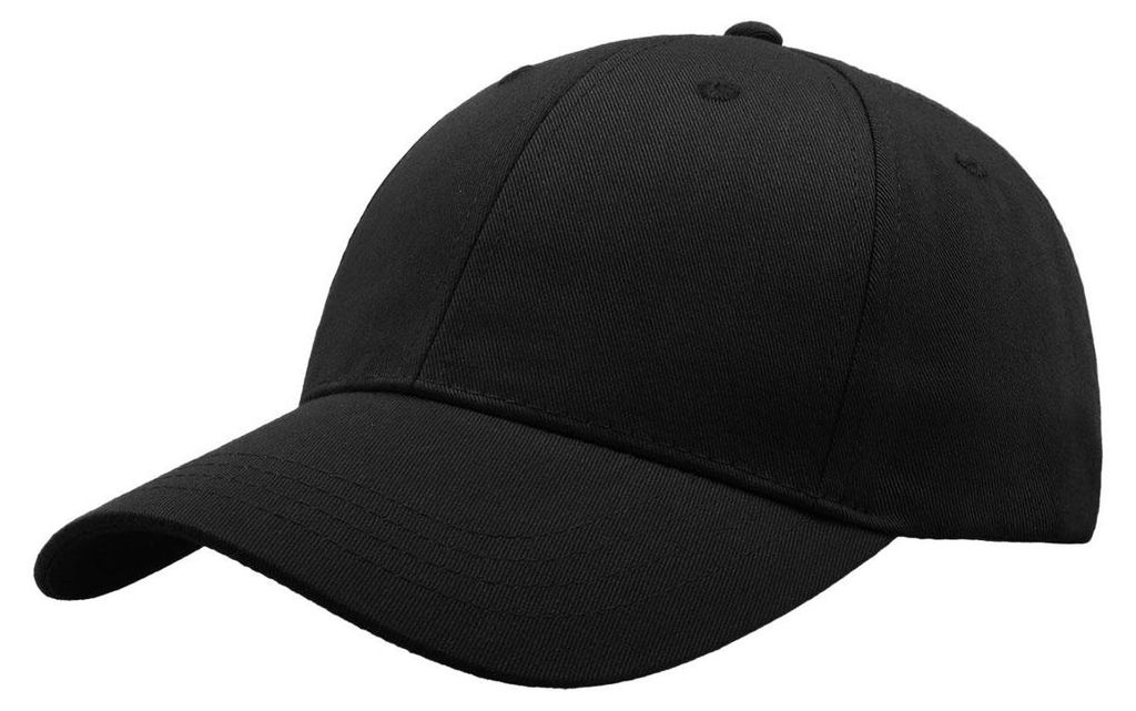 Atlantis Baseballkappe Zoom mit 6 Paneelen LT876 (Einheitsgröße) (Schwarz)