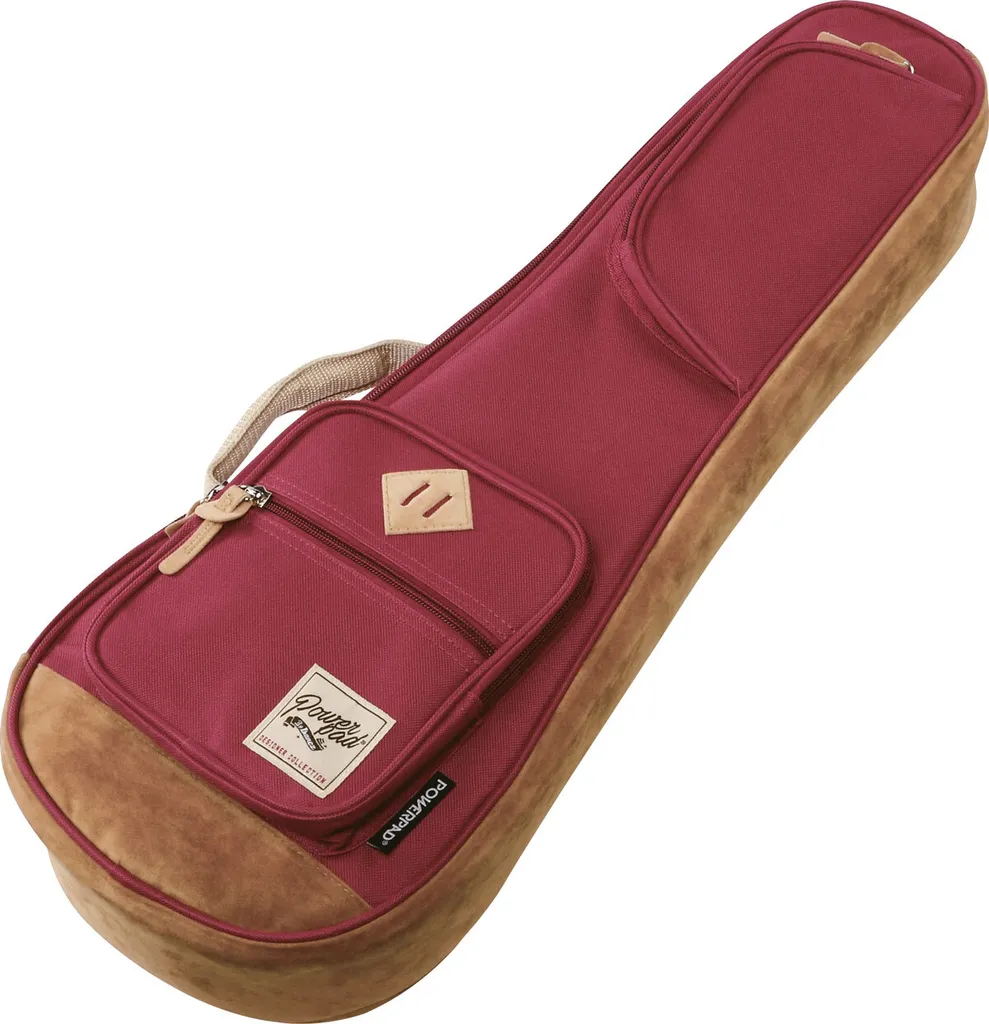 Housse Ibanez IUBC541-WR Wine Red pour Ukulélé de Concert Design Powerpad