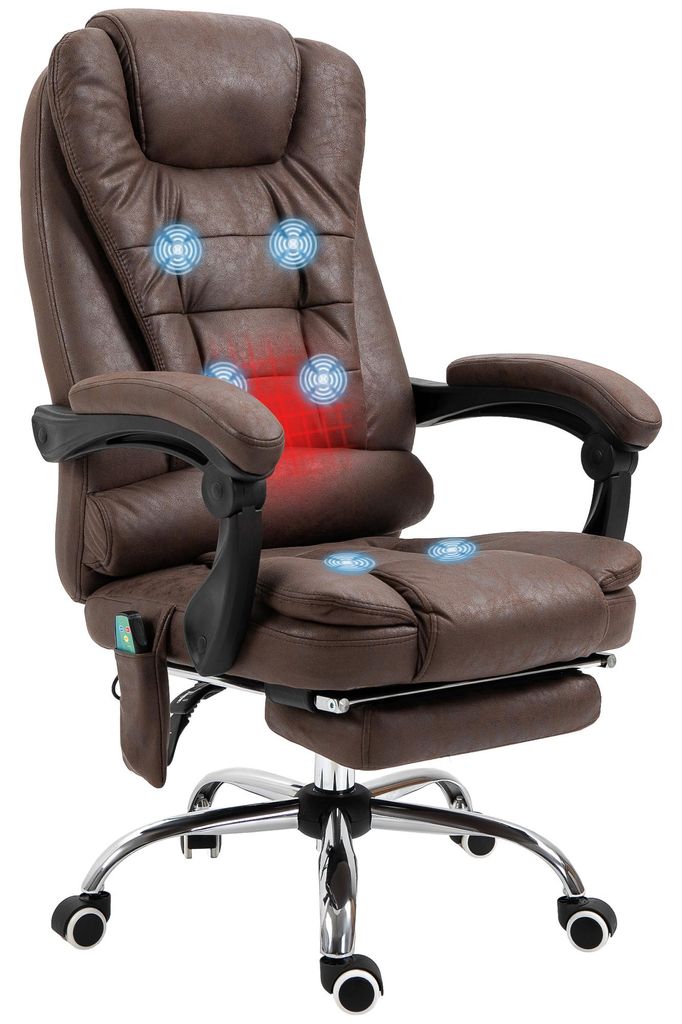 Vinsetto Massage-Bürostuhl, Ergonomisch Schreibtischstuhl Produktbild 
