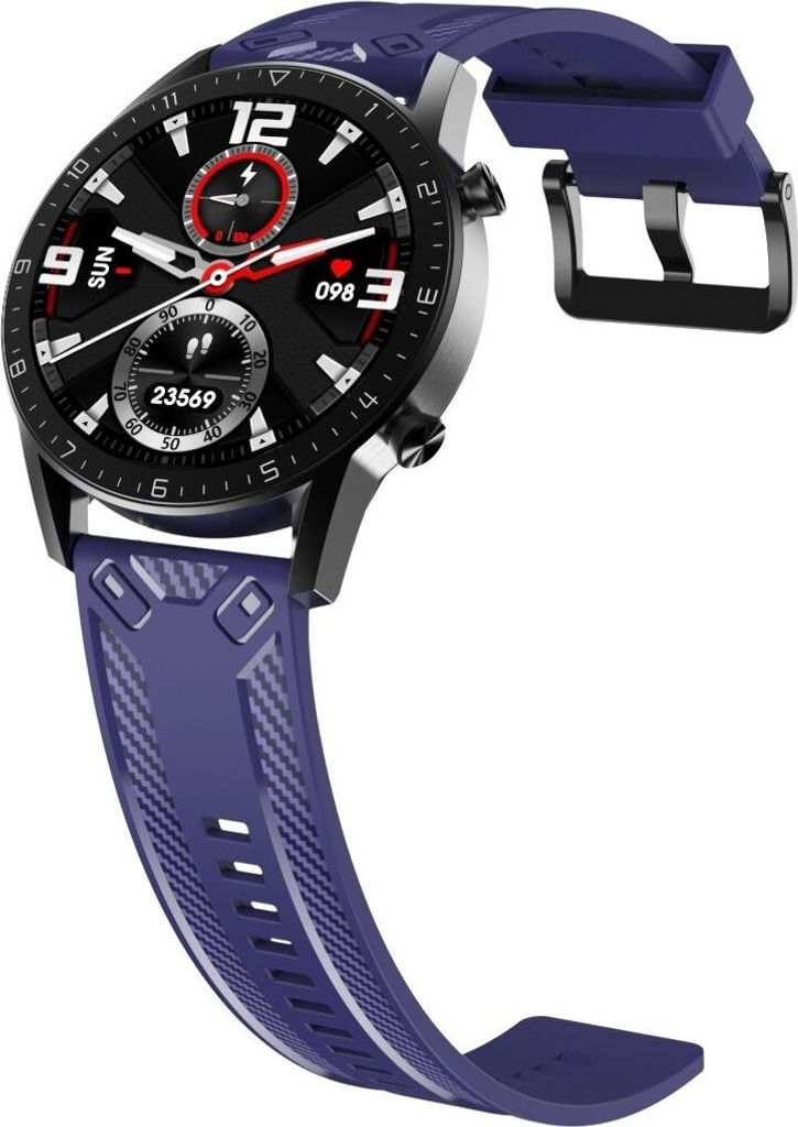 Sport Ersatz Armband für Huawei Watch GT 2 46mm Silikon Band Loop, Farbe:Blau