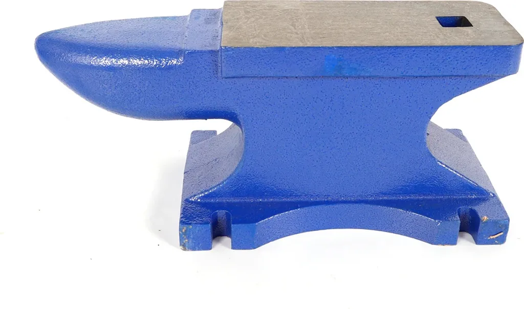 Enclume bleue stable pour éviter les glissements lors du martelage