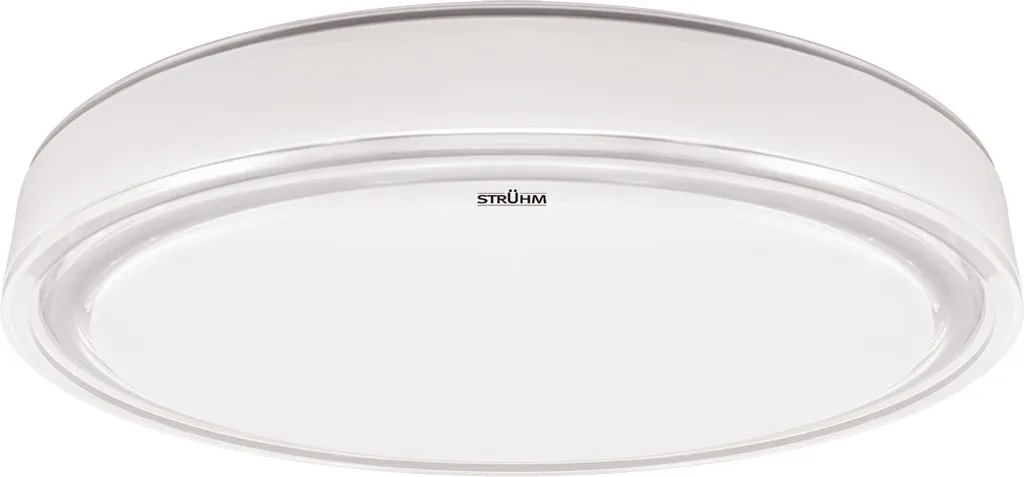 Plafonnier salon et chambre blanc rond Ø40cm SALMA pour grand confort