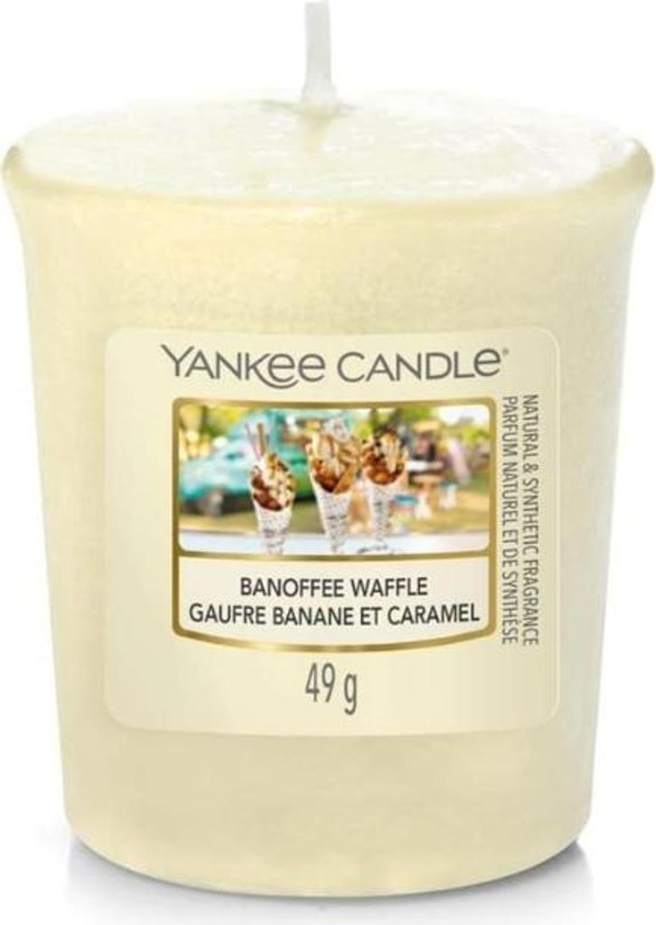 YANKEE CANDLE Kerze - Banoffee Waffel
