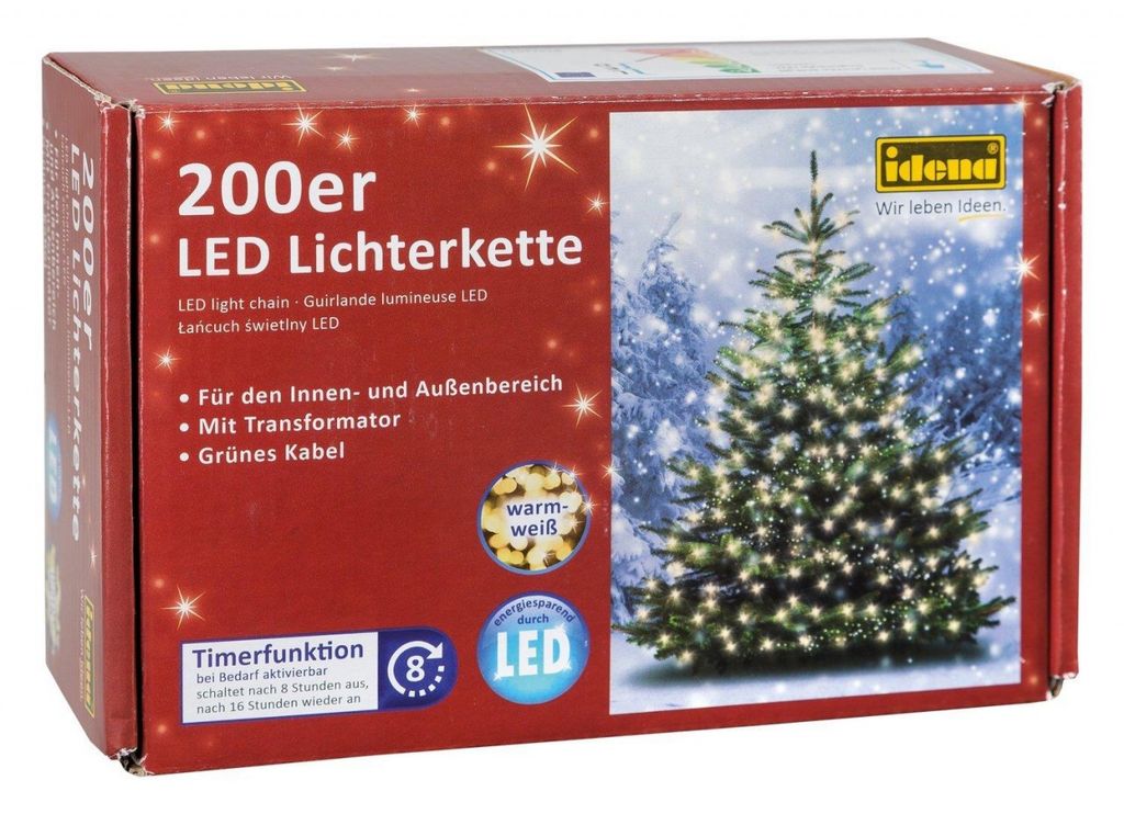 Idena LED Lichterkette für innen und außen Kaufland.de
